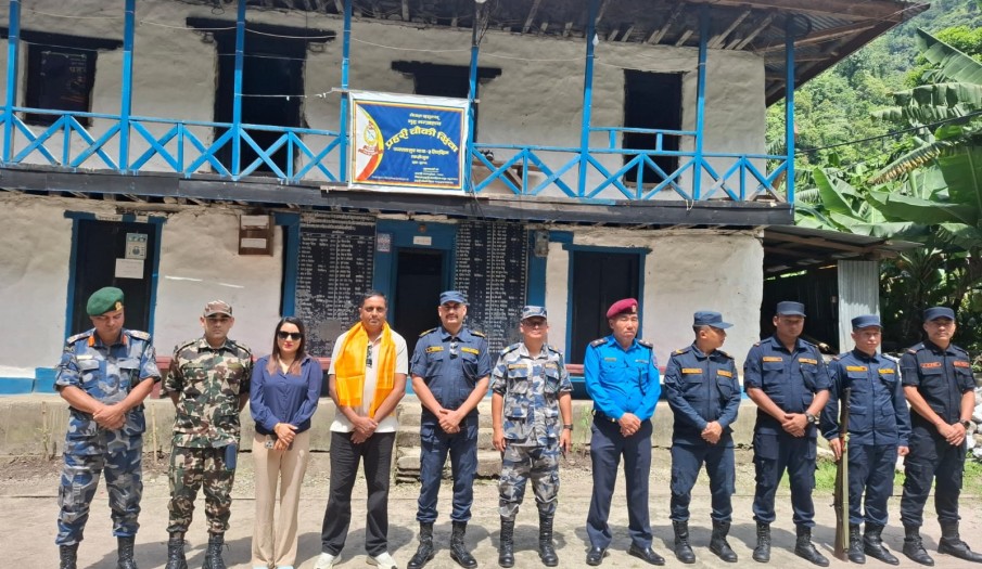 फक्ताङलुङ गाउँपालिका स्थित प्रहरी चौकी, सिंवाको अनुगमन तथा निरीक्षण